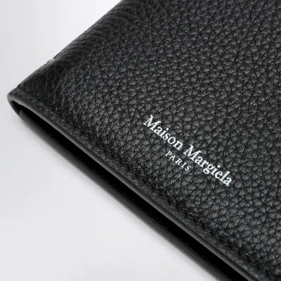 Maison Margiela Black Bi-fold Wallet With Logo Men