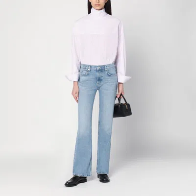 Citizens Of Humanity Florence Wide Straight In Scout In Light Vintage Indigo
