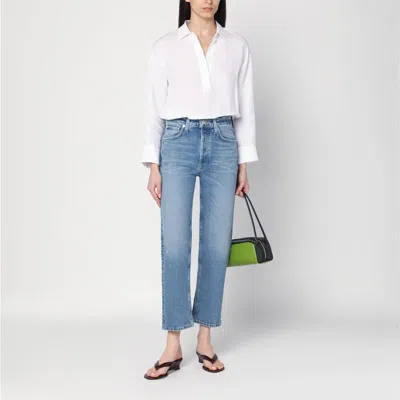 Citizen Of Humanity Citizens Of Humanity Delfina Straight-leg Jeans In Blue