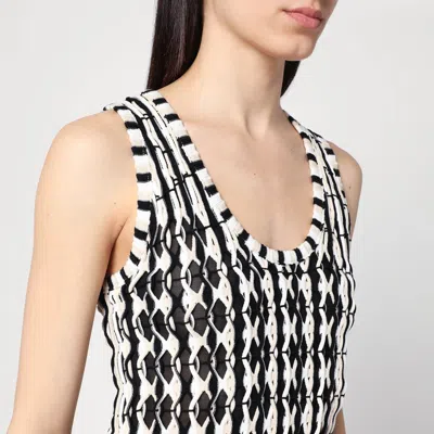 Simkhai Sonia Woven Fringe Tank Dress
