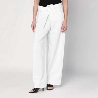 Agolde Crisscross High Waist Organic Cotton Jeans