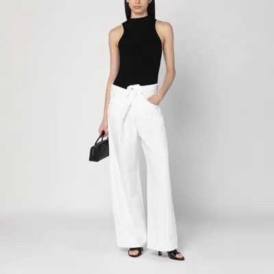 Agolde Crisscross High Waist Organic Cotton Jeans