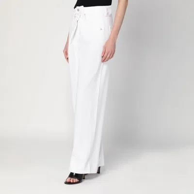 Agolde Crisscross High Waist Organic Cotton Jeans