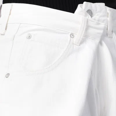 Agolde Crisscross High Waist Organic Cotton Jeans