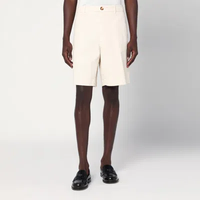 Brunello Cucinelli Cotton Bermuda Shorts Bermuda And Short White