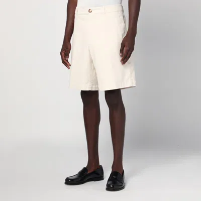 Brunello Cucinelli Cotton Bermuda Shorts Bermuda And Short White