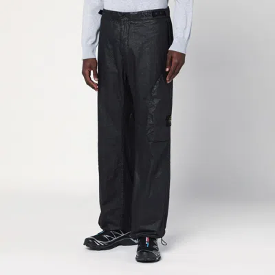 Stone Island Black Nylon Pants