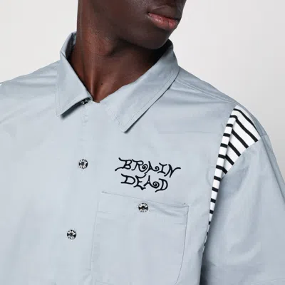 Brain Dead Cotton Shirt With Chest Pocket And Graphic Print