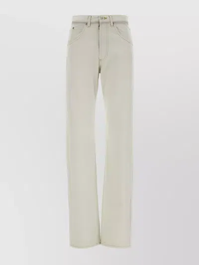 Maison Margiela Chalk Denim Jeans In White