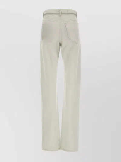 Maison Margiela Chalk Denim Jeans In White