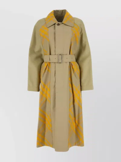 Burberry Women Two-tone Cotton Reversible Bradford Trench Coat In Multi