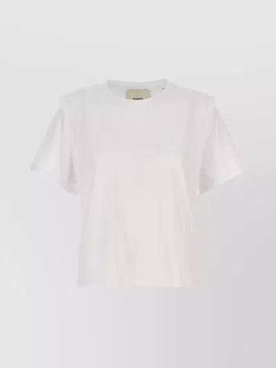 Isabel Marant Layered-detail Cotton T-shirt In White