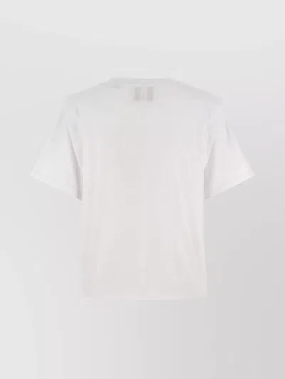 Isabel Marant Layered-detail Cotton T-shirt In White