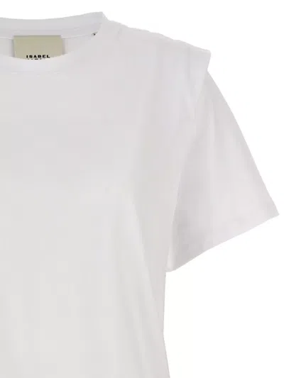 Isabel Marant Layered-detail Cotton T-shirt In White