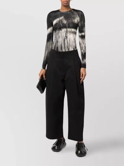 Studio Nicholson Wide Leg Cotton Trousers