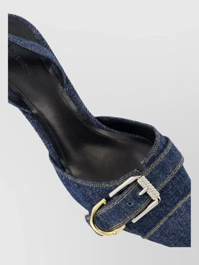 Givenchy Woman Pumps Blue Size 8 Textile Fibers