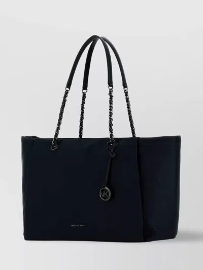 Michael Kors Large Georgia Shopping Bag With Chain And Double Handles