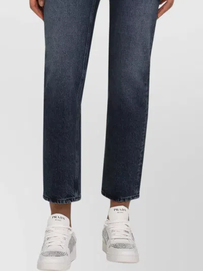 Jil Sander White Crewneck Sleeveless Top In Cotton In White