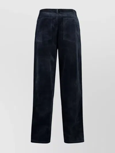 Comme Des Garçons Ribbed Fabric Trousers With Pockets And Loops