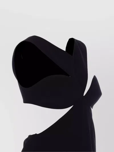 Givenchy Backless Archive Dress With Bow Detail In Black