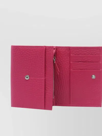 Orciani Textured Finish Wallet With Unique Texture