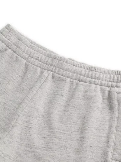 Woolrich Heathered Texture Elasticated Waistband Shorts In Grey