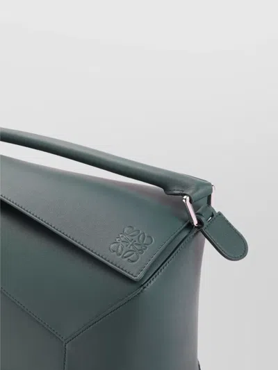 Loewe Puzzle Edge New Large Shoulder Bag Men In Green