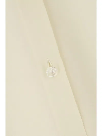 Valentino Silk Blouse With Ruffled Collar And Cuffs