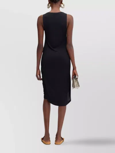 Jacquemus Women's La Robe Peplo Courte In Black