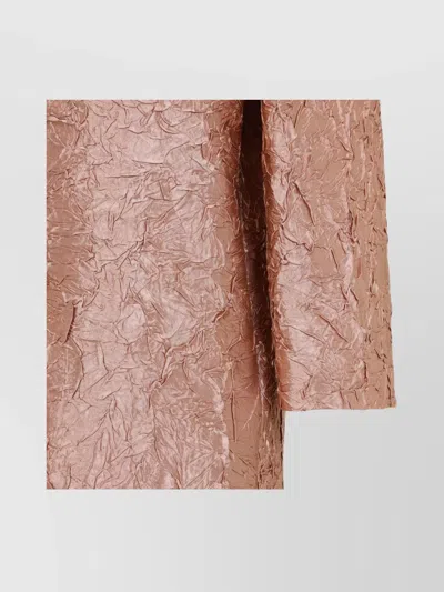 Dries Van Noten Crinkle Effect Single Breasted Coat
