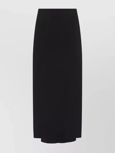 Jacquemus Floor-length Viscose Blend Skirt In Black