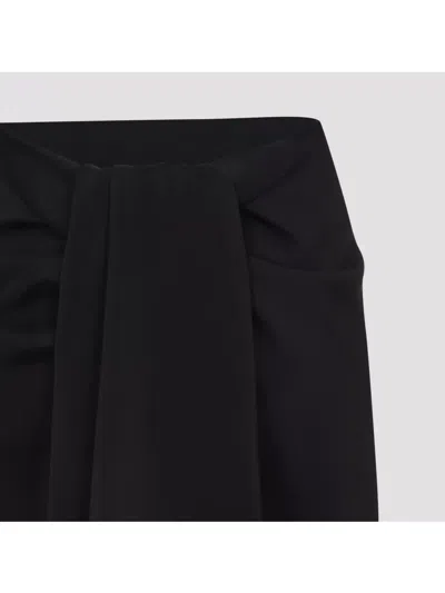 Jacquemus Floor-length Viscose Blend Skirt In Black