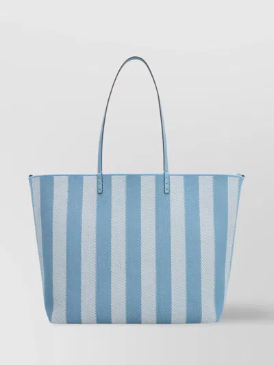 Fendi Blue Reversible Roll Large Shopper
