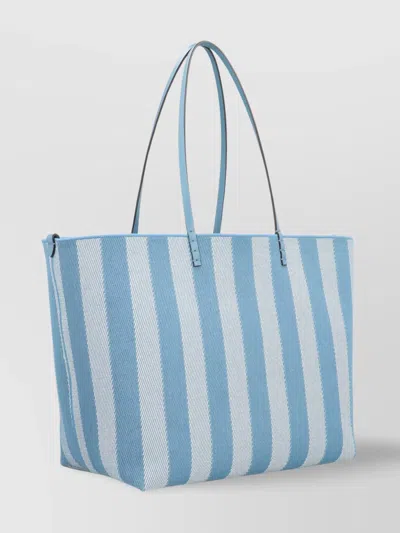 Fendi Blue Reversible Roll Large Shopper