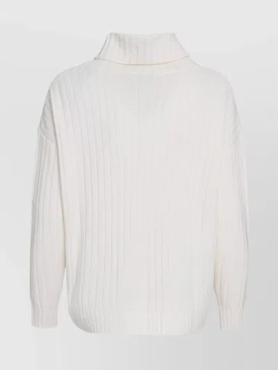 S Max Mara Wool And Cashmere Sweater With Asymmetric Hem