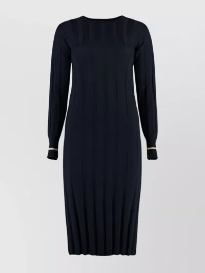 S Max Mara Dress Wool Button Cuffs