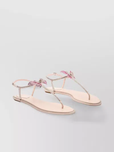 René Caovilla Rene Caovilla Fairy Pink Flat Sandal 10
