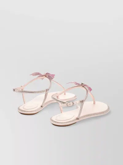 René Caovilla Rene Caovilla Fairy Pink Flat Sandal 10