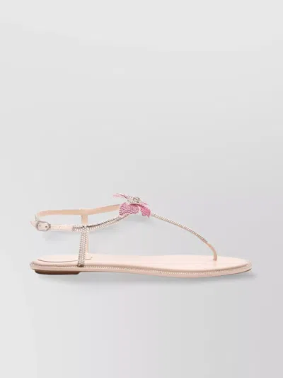 René Caovilla Rene Caovilla Fairy Pink Flat Sandal 10
