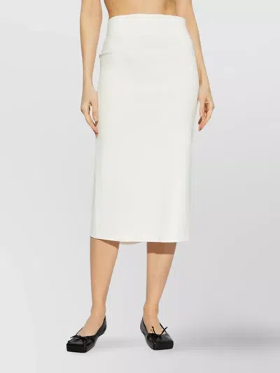 Jacquemus Draped Midi Skirt High Waist