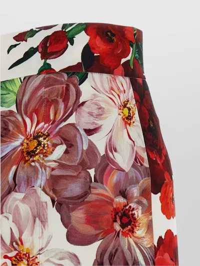 Dolce & Gabbana High-waisted Pencil Skirt Floral Pattern