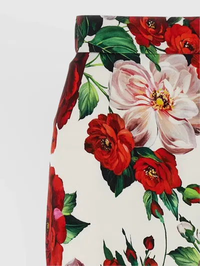 Dolce & Gabbana High-waisted Pencil Skirt Floral Pattern