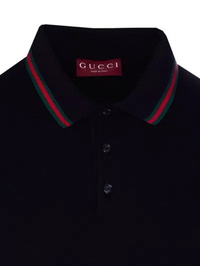 Gucci Wen Polo In Blue