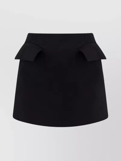 Alexander Mcqueen Alexander Mc Queen Wool Mini Skirt