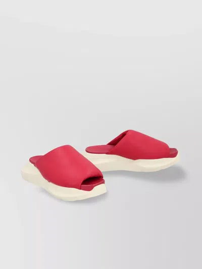 Rick Owens Thick Sole Slippers In White
