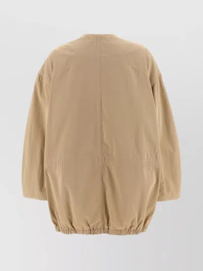 Lemaire Cotton Parka With Drawstring And Elasticated Hem