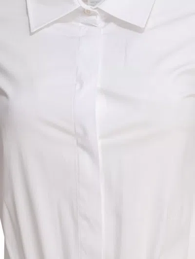 Max Mara Collared Bodysuit With Cuffed Long Sleeves