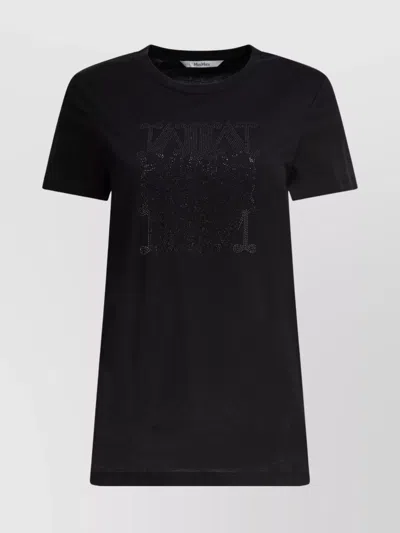 Max Mara Taverna Logo T-shirt Black