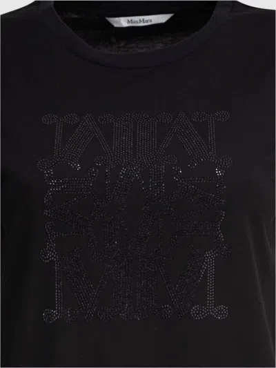 Max Mara Taverna Logo T-shirt Black