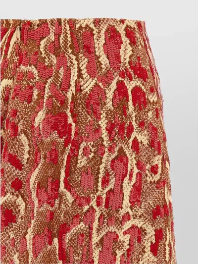 Dries Van Noten Gonna Shera In Misto Viscosa Stampata    Donna